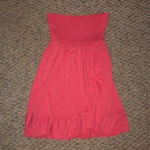 Women’s Coral bathing suit cover-up dress